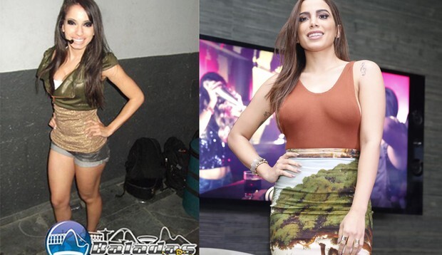 Antes e depois da Anitta