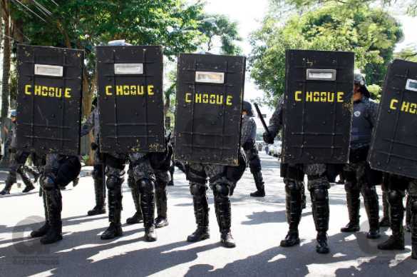 Dois integrantes da Tropa de Choque se recusaram a irem contra os manifestantes