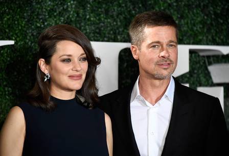 Brad Pitt e Marion Cotillard em premiére do novo filme “Allied”