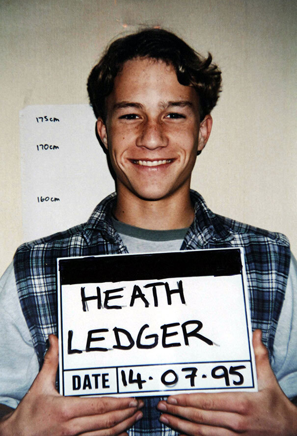 Heath Ledger aos 16 anos de idade