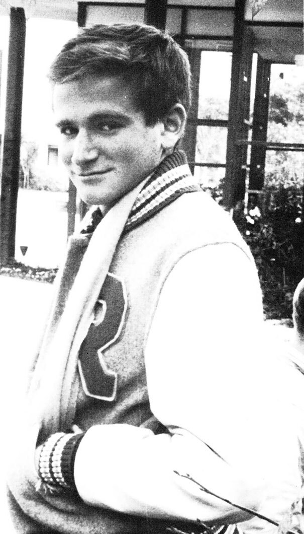 Robin Williams aos 19 anos de idade, em 1969