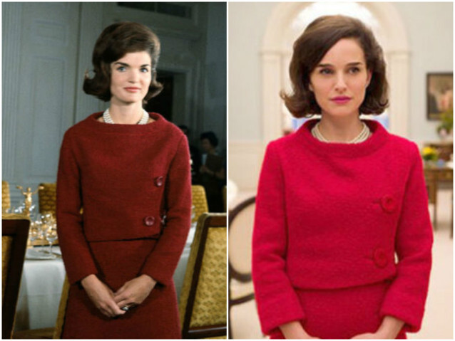 Jackie Kennedy e Natalie Portman (Jackie – estreia em 2017 no Brasil)