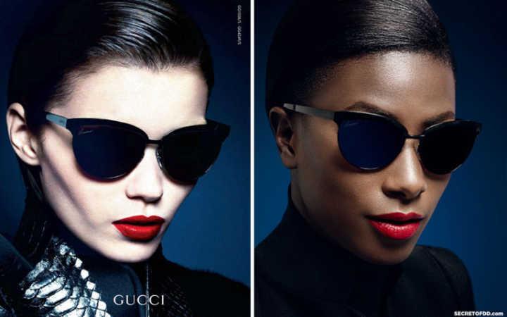 Modelo negra recria campanhas de moda para criticar a falta de diversidade na indústria