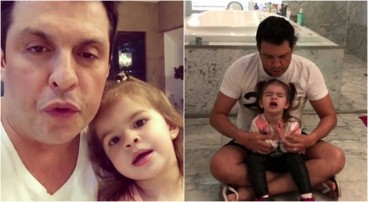 Mais uma vez, o humorista Ceará deixou seus fãs encantados por sua filha Valentina