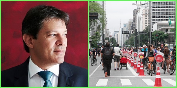 O atual prefeito de São Paulo, Fernando Haddad