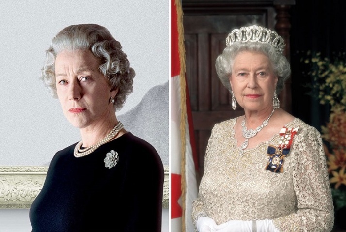 Hellen Mirren e Rainha Elizabeth II (A Rainha)