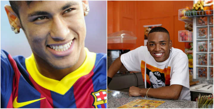 Neymar e Nego do Borel posam juntos para foto e internautas estranham novos dentes