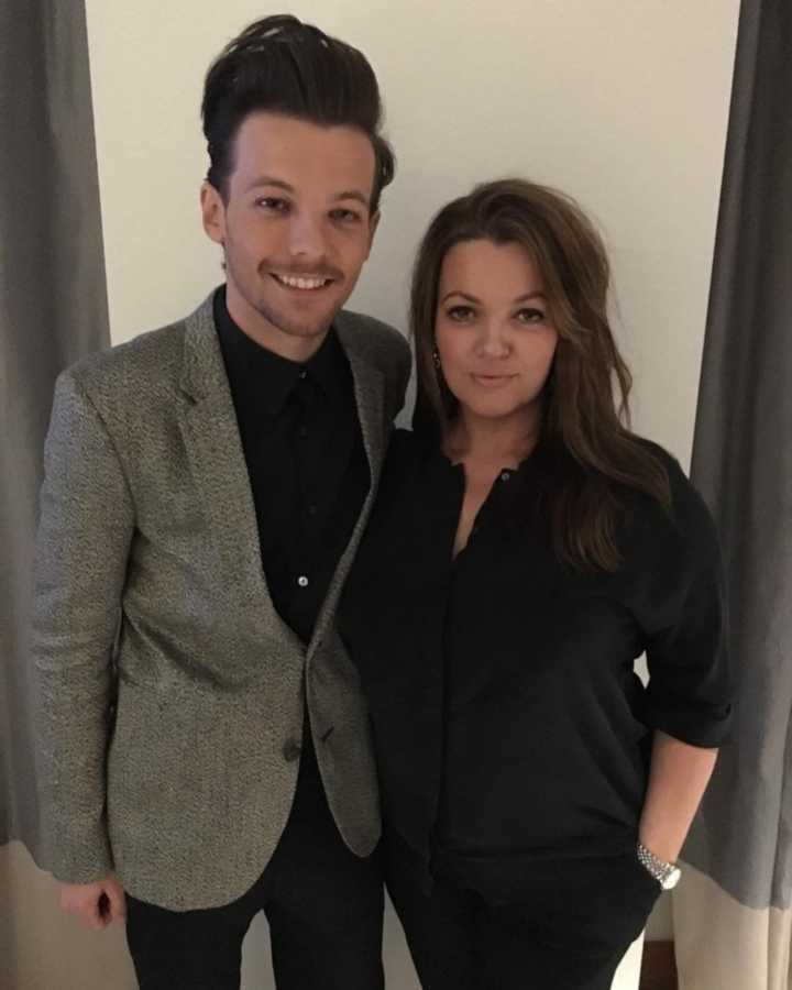 Louis Tomlinson e sua mãe, Johannah Deakin, falecida na última quarta-feira, 7