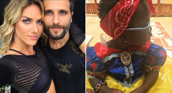 O casal Giovanna Ewbank e Bruno Gagliasso e a filha Titi