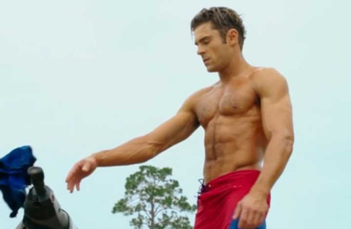 Zack Efron em "Baywatch"