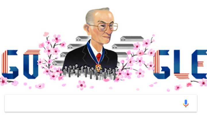 O ativista Fred Korematsu, que lutou contra o confinamento de cidadãos japoneses nos EUA durante a Segunda Guerra.