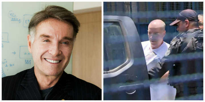 O empresário Eike Batista antes e depois da prisão