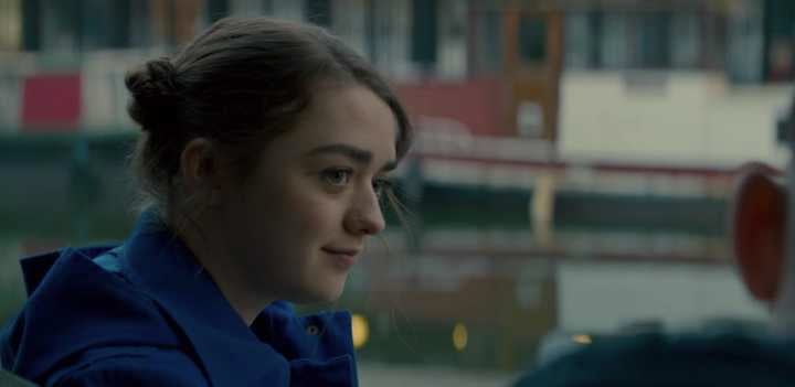 A atriz Maisie Williams em "iBoy".