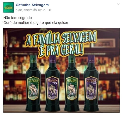 A catuaba Selvagem respondeu ao lançamento da cerveja Proibida