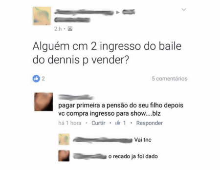 Ela deu uma resposta bem direta na publicação do ex-marido