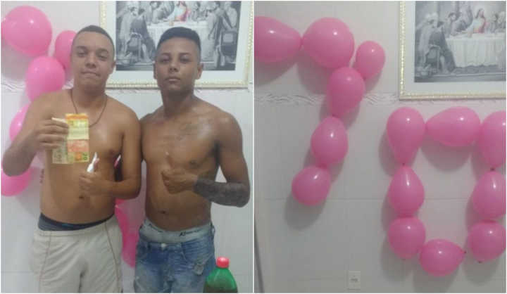 O vídeo com a festa de aniversário viralizou nas redes sociais