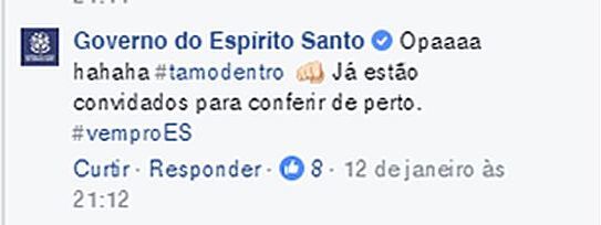 reprodução/Facebook