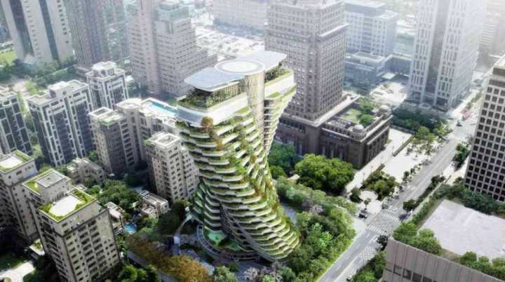 A ideia do arquiteto é criar um floresta urbana em meio à cidade