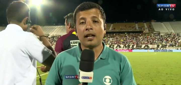 Repórter do SporTV, André Hernan viraliza nas redes sociais por parecer desesperado