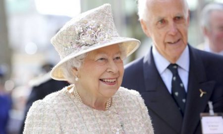 A rainha Elizabeth em evento nesta terça, dia 28, em Londres