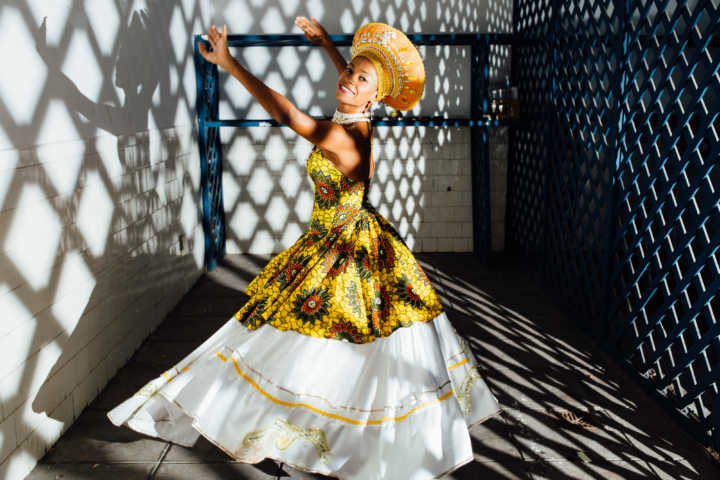 A bailarina, coreógrafa no Rio Maracatu e professora de dança Aline Valentim