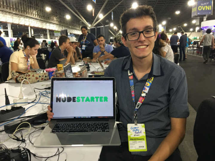 Gabriel Cantarin, criador do nudestarter.com. Monetização de nudes ao alcance de todos.