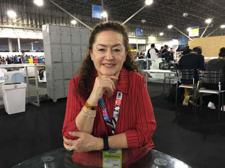 Walda Roseman: presidente da Arthur C. Clarke Foundation na Campus Party 2017.