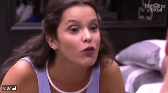 Emilly diz que Marinalva e Ieda têm prioridade quando Tiago Leifert entra ao vivo