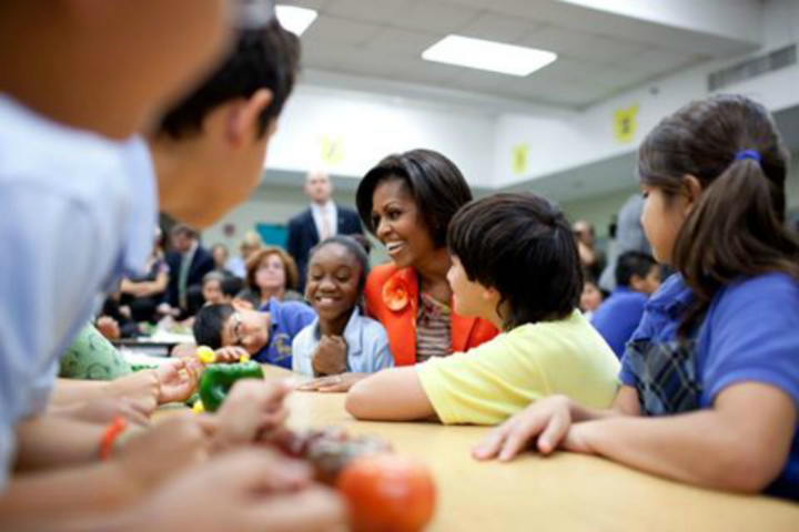 Michelle Obama, que vai ser jurada especial do MasterChef Kids