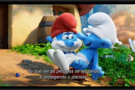 Smurfs são garotos propaganda da data