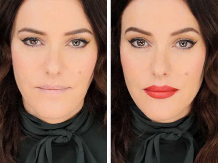 Dá para ver bastante diferença entre o antes e depois de Lisa Eldridge, não é?