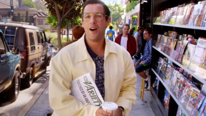 Adam Sandler em “Sandy Wexler”.