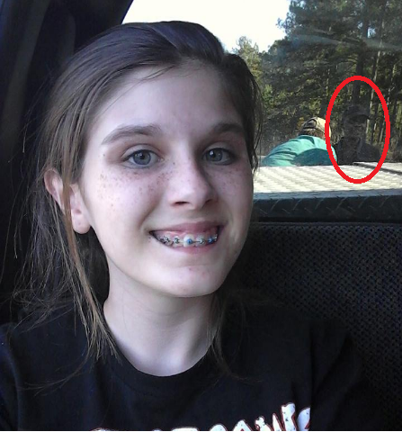 Imagem suspeita aparece em foto