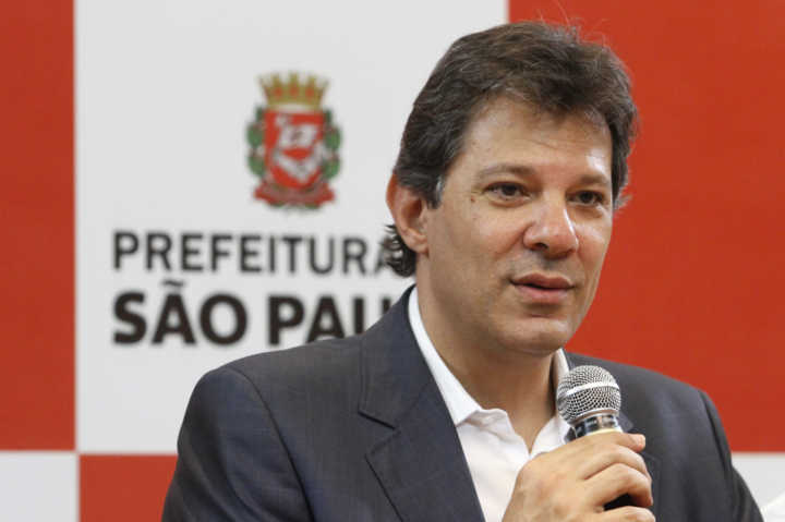 O ex-prefeito Fernando Haddad e vice na chapa presidencial de Luiz Inácio Lula da Silva (PT)