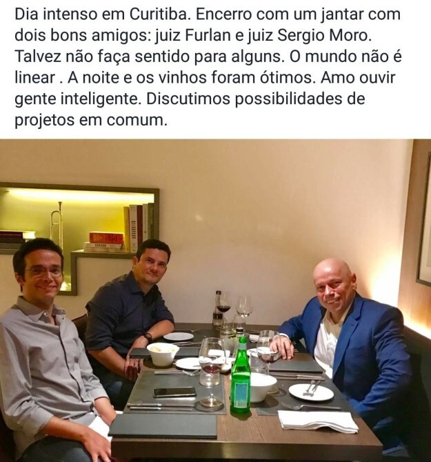 Leandro Karnal almoçou com Furlan e Moro e, depois disso, uma coisa engraçada aconteceu