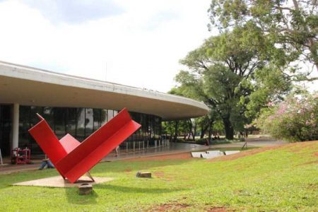 Museu de Arte Moderna no Parque do Ibirapuera, em SP