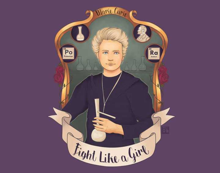 Marie Curie é mais uma mulher da vida real que entrou para a série Fight Like a Girl