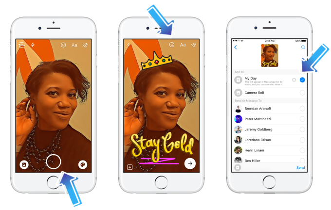 Facebook Messenger ganha função de “stories” semelhante a Snapchat, Instagram e WhatsApp