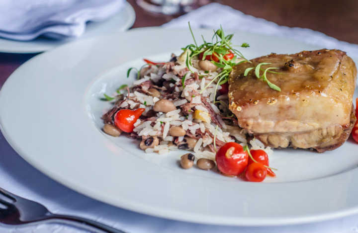 Um dos pratos do menu do restaurante Ser Cozinha Contemporânea