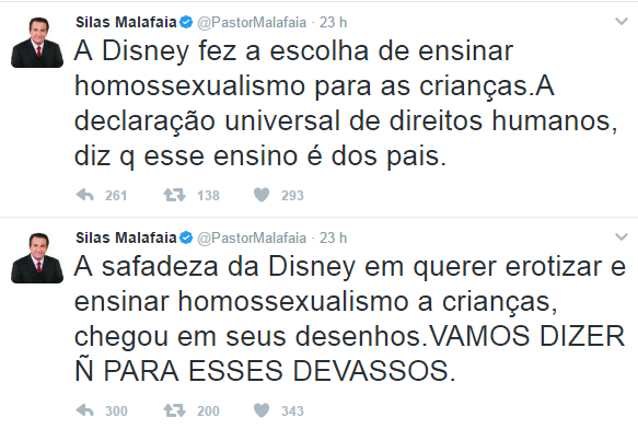 Pastor Silas Malafaia pede boicote à Disney, mas se esquece de várias outras marcas