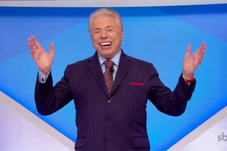 Silvio Santos não gostou do resultado ao se ver no vídeo com os fios brancos e voltou à cor castanho original