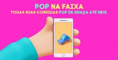 Use o POP com 100% de desconto, quantas vezes quiser nessa segunda, 24 e terça-feira, 25