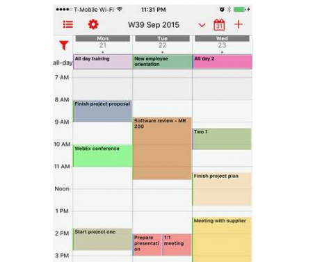 Week Calendar reúne compromissos de forma simples
