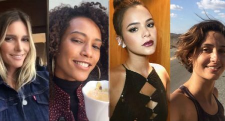 Algumas das atrizes que falaram sobre violência contra a mulher