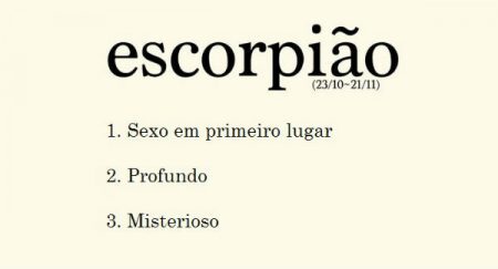 Signo de escorpião