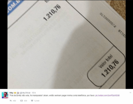 Fã gastou R$ 1,2 mil em ligações telefônicas