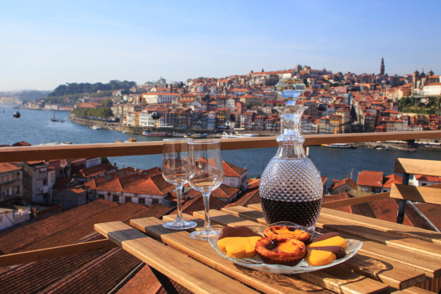 Vista da cidade do Porto, em Portugal