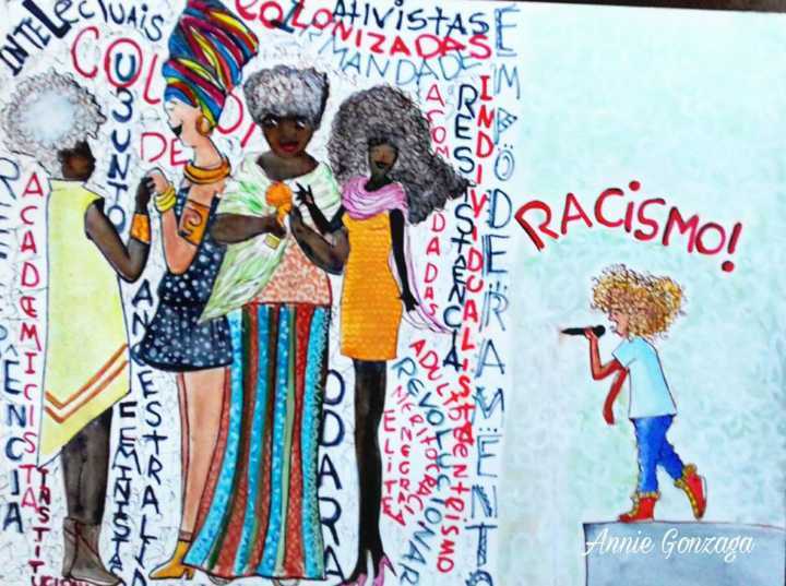 Através de suas artes o “artvismo” da grafiteira chegou até o “Encontro Lésbico Feminista de Abya Yala, na Colômbia, em 2014.