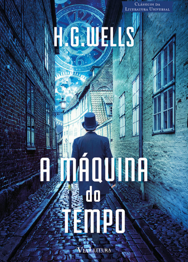 Capa de “A Máquina do Tempo”, de H. G. Wells.