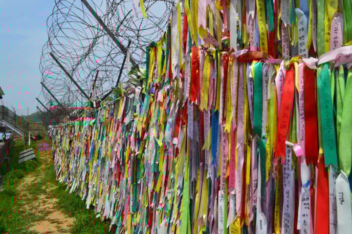 A triste fronteira coreana